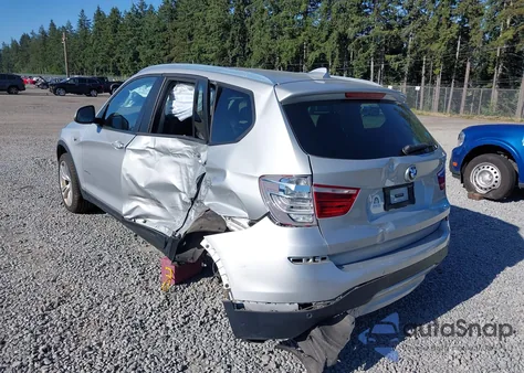 2016 BMW X3 xDrive35I из США, поврежденный, VIN 5UXWX7C56G0K36733